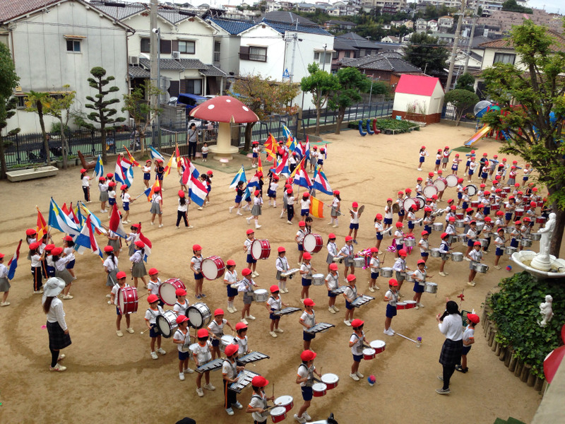 運動会 鼓笛隊 舞子幼稚園ブログ